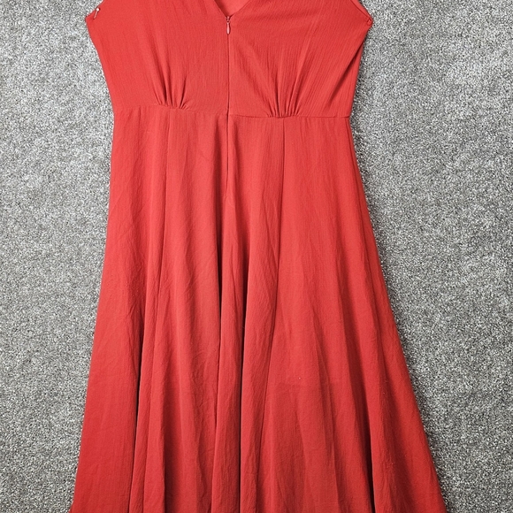Vtg Betsey Johnson Maxi Dress 12 Red Whimsigoth Resort Cruise Prom Wedding Guest - Picture 1 of 15
